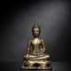 Skulptur des Buddha Shakyamuni aus Bronze - Foto 1