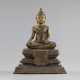 Bronze des Buddha mit Lackvergoldung - photo 1