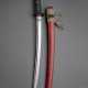 Wakizashi in Saya mit roter Lackfassung - Foto 1