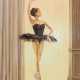 WILLY KRAUSS:"Prima Ballerina", Öl auf Maltuch, signiert und datiert - Foto 1