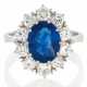 Sapphire-Diamond-Ring - Foto 1