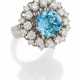 Aquamarine-Diamond-Ring - Foto 1