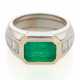 Emerald-Diamond-Ring - Foto 1