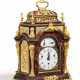 Exquisite George III Bracket Clock made of wood, tortoiseshell and firegilt bronze - photo 1