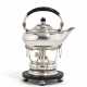 Silver kettle on rechaud - фото 1