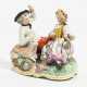 Porcelain shepherd couple - фото 1