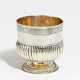 Footed silver beaker with gadrooning - photo 1