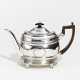 George III silver tea pot on stand - Foto 1