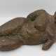 UNBEKANNTER KÜNSTLER:"Liegende Nackte", Bronze, 20. Jahrhundert - Foto 1