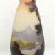 EMILE GALLÉ NANCY, Vase Glas farbig überfangen, ovoide Form, Frankreich um 1935 - Foto 1