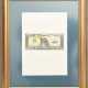 KONRAD KUJAU, "One Million Dollars", falsche Dollarnote hinter Glas gerahmt, mit vermeintlicher Widmung, um 1995 - Foto 1