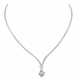 Collier mit 10 Brillanten von zus. ca. 0,56 ct, - photo 1