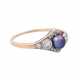 Feiner Ring mit violettgrauer Panamaperle und Diamanten - фото 1
