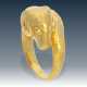 Ring: außergewöhnlicher und hochwertiger vintage Goldschmiedering, griechischer Designerschmuck von Zolotas/Lalaounis in 22K Gelbgold - фото 1