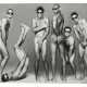 Photographie-Karte aus der Serie ''Men Without Ties'' von Gianni Versace, 1996, rückseitig vom Modesdesigner handsigniert, HxB: ca - Foto 1