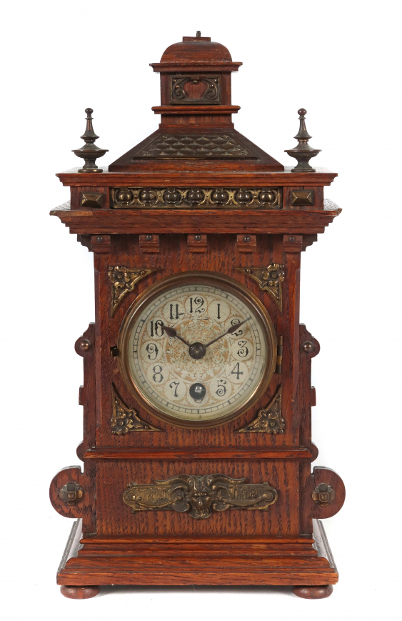 Lenzkirch HistorismusTischuhr Schwarzwald, Ende 19 — Katalog A792