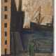 Mario Sironi "Porto, paesaggio urbano e figura" 1920 circa
tempera and collage on paper laid down o - фото 1