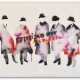 Mario Schifano "Futurismo rivisitato a colori" 1976
enamel and spray on canvas
cm 130x170
Signed on - photo 1