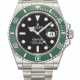 ROLEX. A STAINLESS STEEL AUTOMATIC WRISTWATCH WITH SWEEP CENTRE SECONDS, DATE, BRACELET, GUARANTEE AND BOX - фото 1