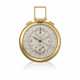 UNIVERSAL, YELLOW GOLD CHONOGRAPH OPENFACE POCKET WATCH - фото 1