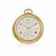 AUDEMARS PIGUET, YELLOW GOLD MINUTE REPEATING OPENFACE POCKET WATCH - photo 1