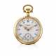 PATEK PHILIPPE & CIE, YELLOW GOLD AND ENAMEL OPENFACE POCKET WATCH - фото 1