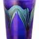 Konische Vase mit irisierendem Dekor - Foto 1