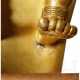 Großes vergoldetes anthropomorphes Gefäß nach einem Vorbild im Museo del Oro - photo 1