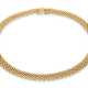 Kette/Collier: Tiffany & Co., luxuriöses Mesh-Goldcollier aus der "Somerset-Collection", 18K Gold - фото 1