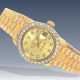 Armbanduhr: luxuriöse vintage Damenuhr Rolex Datejust "Borke" mit Diamantzifferblatt und Brillant-Lünette, 70er Jahre - фото 1