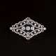 Feine Jugendstil Diamant-Brosche. - photo 1