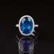 Tansanit-Brillant-Ring. - photo 1