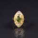 Vintage Turmalin-Diamant-Ring. - Foto 1