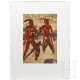 Leni Riefenstahl - Colour-Print "Die Roten Tänzerinnen - Liebestanz" der Nuba von Kau - photo 1