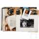 Leni Riefenstahl - Layout-Probeseiten auf Folien zu "Mein Afrika", großes Foto "Die Nuba von Kau", 23 Foto-Farbmuster, zwei Farbmusterdrucke mit den Nuba und ein Buch mit Widmung - photo 1