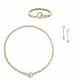 CARTIER DIAMOND, CULTURED PEARL AND GOLD NECKLACE, BRACELET AND EARRING SUITE - photo 1