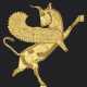 AN ACHAEMENID GOLD APPLIQUE OF A WINGED BULL - Foto 1