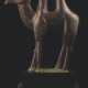 A BACTRIAN COPPER ALLOY FIGURAL COSMETIC VESSEL - photo 1