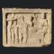 A GREEK MARBLE VOTIVE RELIEF WITH FUNERARY BANQUET - photo 1