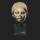 A GREEK MARBLE HEAD OF A YOUTH - photo 1