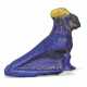 AN EGYPTIAN BLUE AND YELLOW GLASS HYBRID AMULET - photo 1