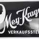 Emailleschild: Mey-Kragen Verkaufsstelle. - photo 1