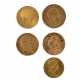 GOLD! - 5 Klassische Münzen, - Foto 1