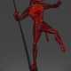 Murano-Figur eines tanzenden Teufels mit Dreizack - фото 1