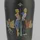 Große 1950er-Jahre-Vase mit Dekor "Paris" von Ruscha - фото 1