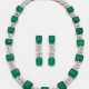 Prachtvolles Juwelen-Parure mit Sambia-Smaragden - фото 1