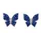 Ohrstecker ''Schmetterling'' verziert mit Saphiren und Brillanten - Italien - photo 1