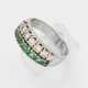 Klassischer Smaragd-Brillant-Ring - Foto 1
