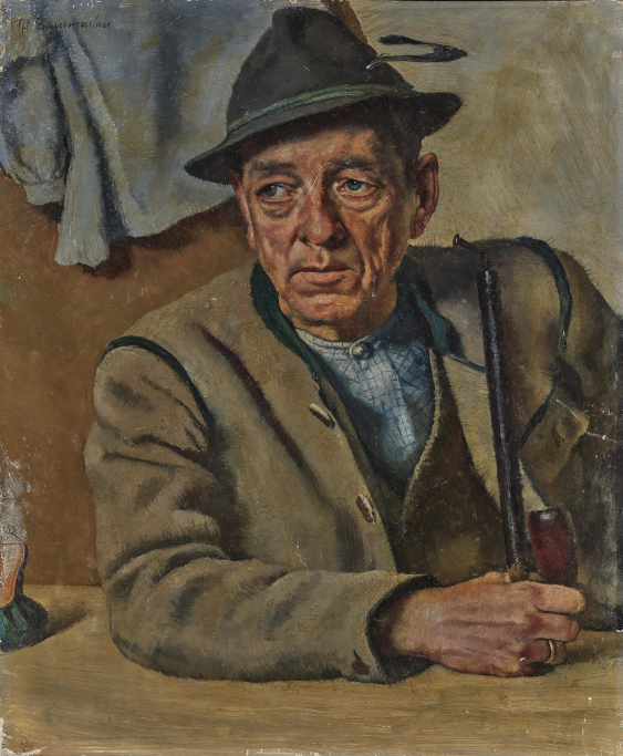Bildnis Albert Scanzoni von Lichtenfels (1885 1960).