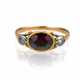 Granat-Diamant-Ring - Foto 1